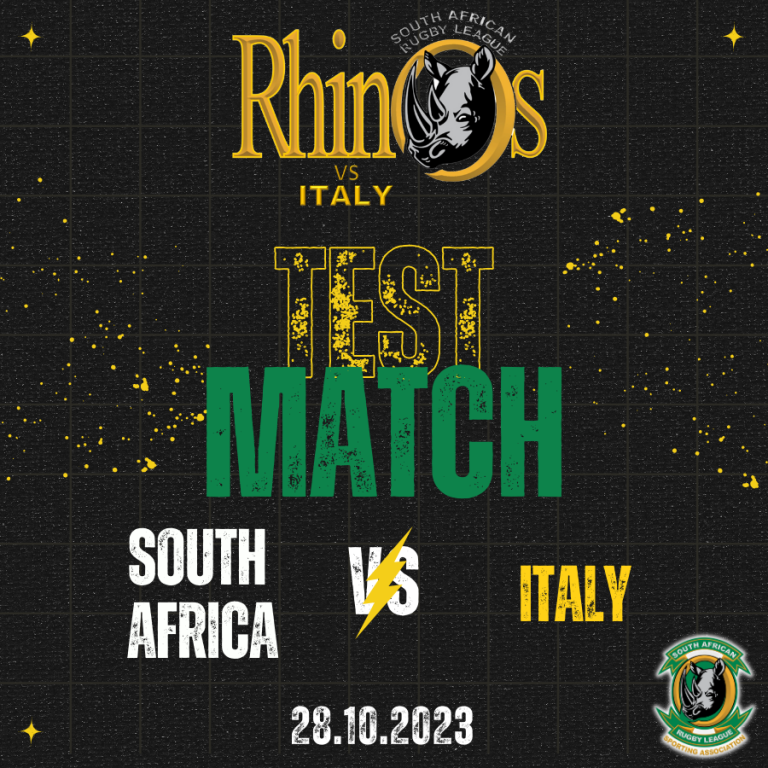 South African Rhinos Set to Clash with Italy's Azzuri in Rugby League